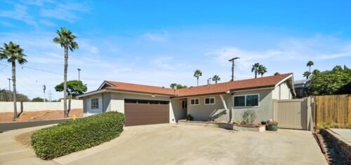 FOR SALE –  Beautifully remodeled 3 BR, 2 BA sanctuary on a large 6,600 SF corner lot!