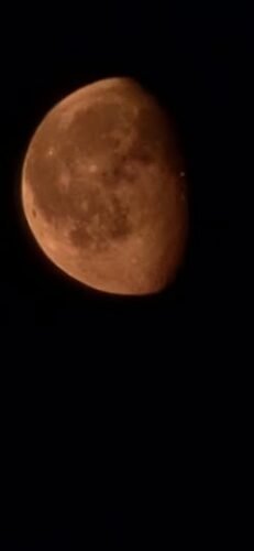 The moon tonight from this side of the world… 